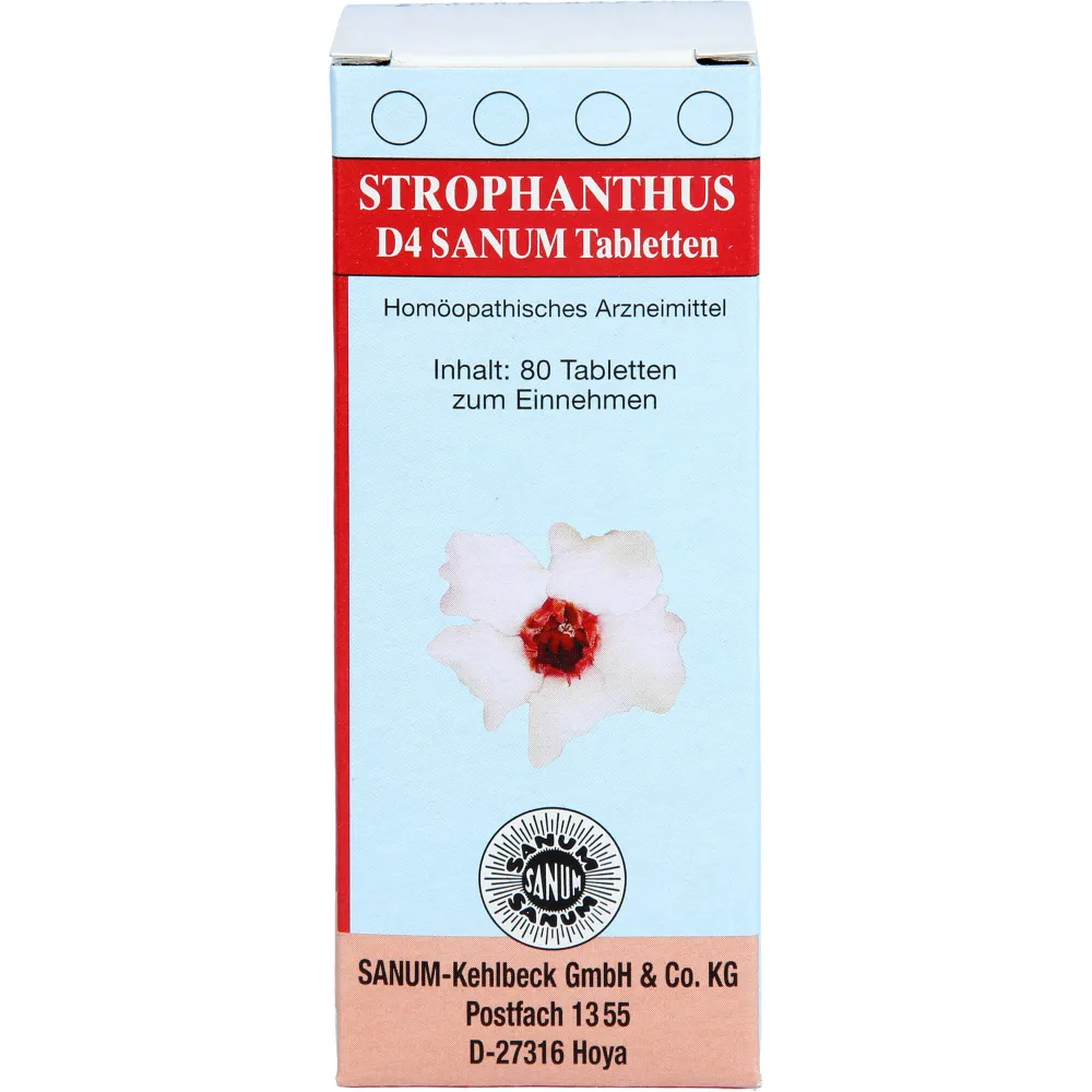 Strophanthus D 4 Sanum Tabletten 80 St