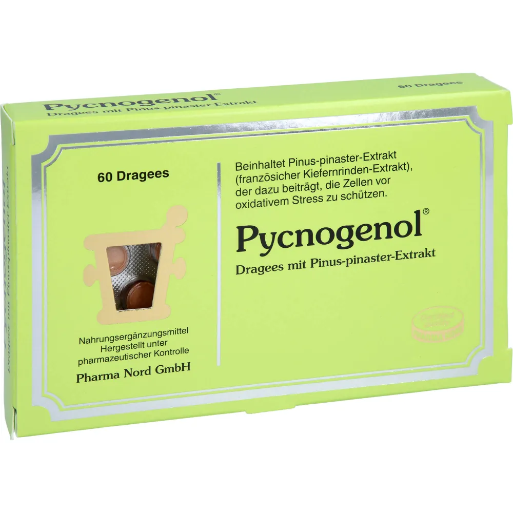 Pycnogenol Kiefernrindenextrakt Pharma Nord Drag. 60 St