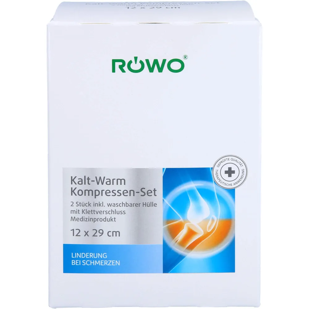 Röwo Kalt-Warm-Kompresse m.Klettbandage 2 St. 1 P