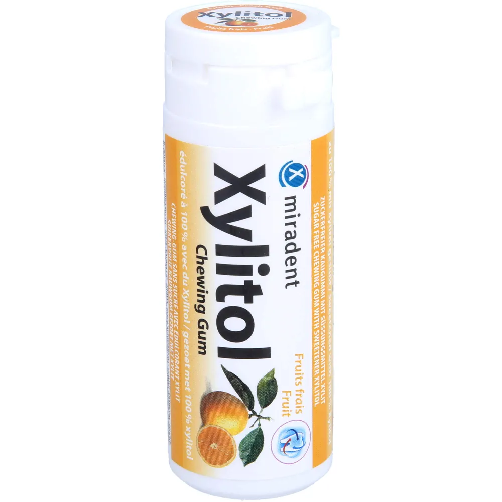 Miradent Xylitol Chewing Gum Frucht 30 St