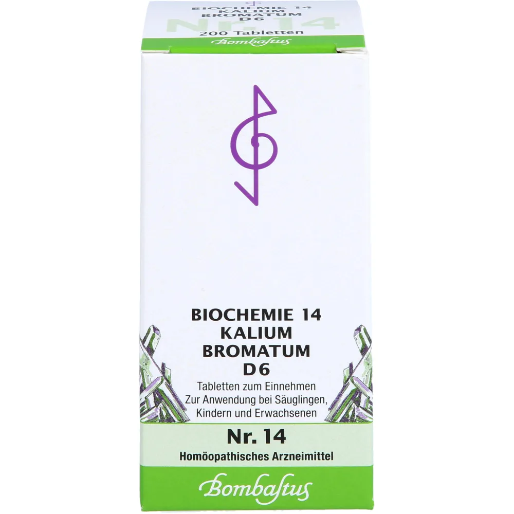 Biochemie 14 Kalium bromatum D 6 Tabletten 200 St