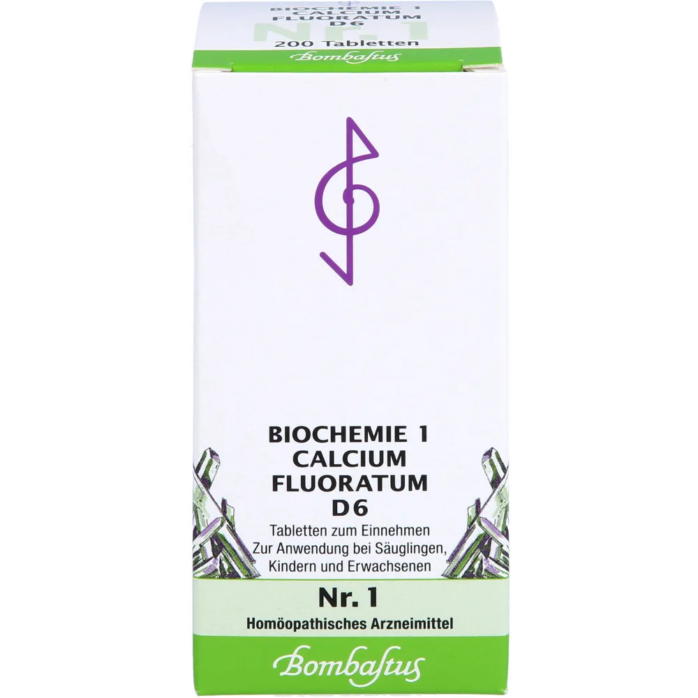 Biochemie 1 Calcium fluoratum D 6 Tabletten 200 St