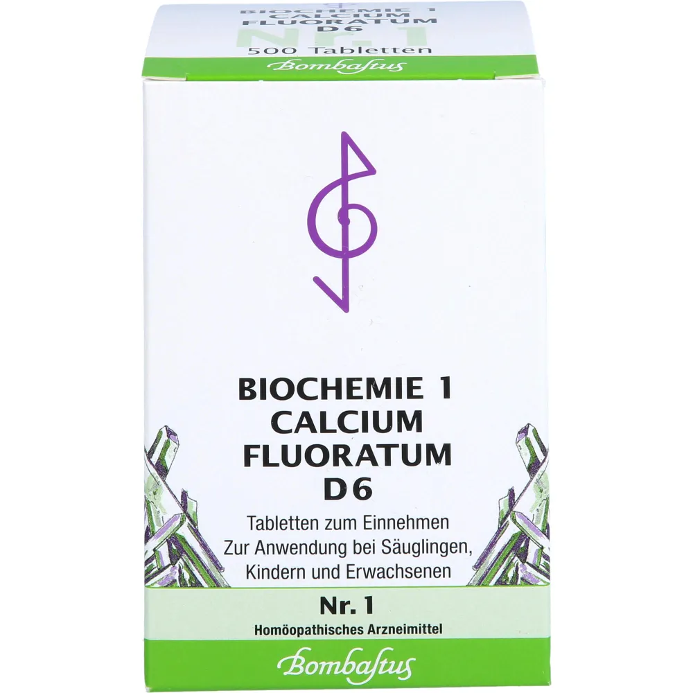 Biochemie 1 Calcium fluoratum D 6 Tabletten 500 St