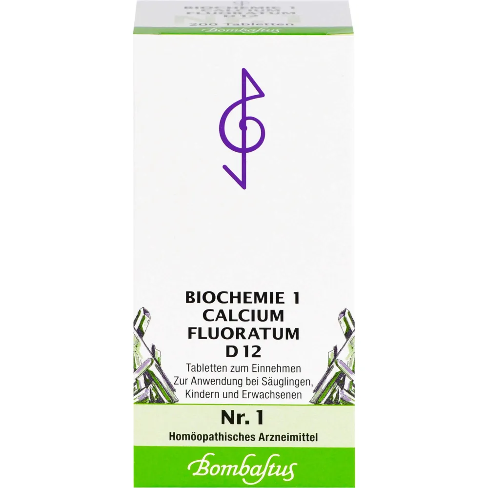 Biochemie 1 Calcium fluoratum D 12 Tabletten 200 St