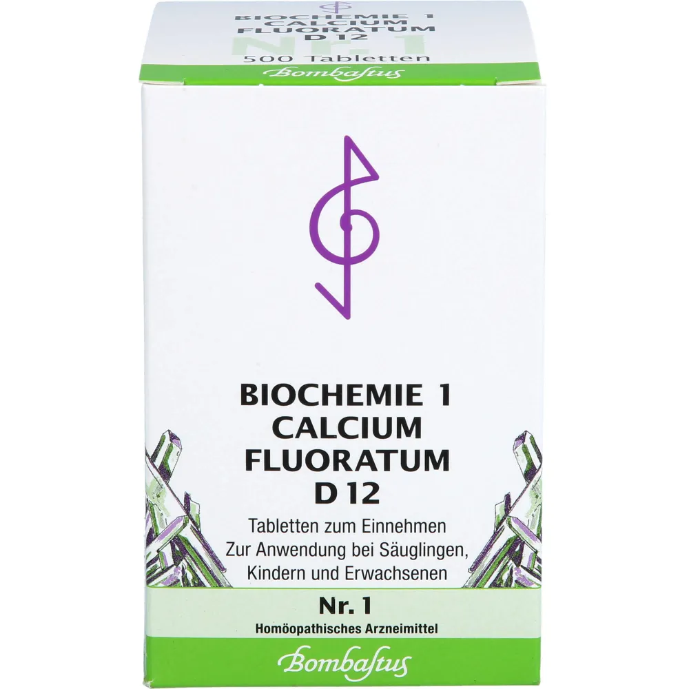 Biochemie 1 Calcium fluoratum D 12 Tabletten 500 St