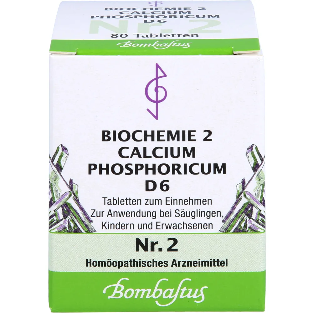Biochemie 2 Calcium phosphoricum D 6 Tabletten 80 St