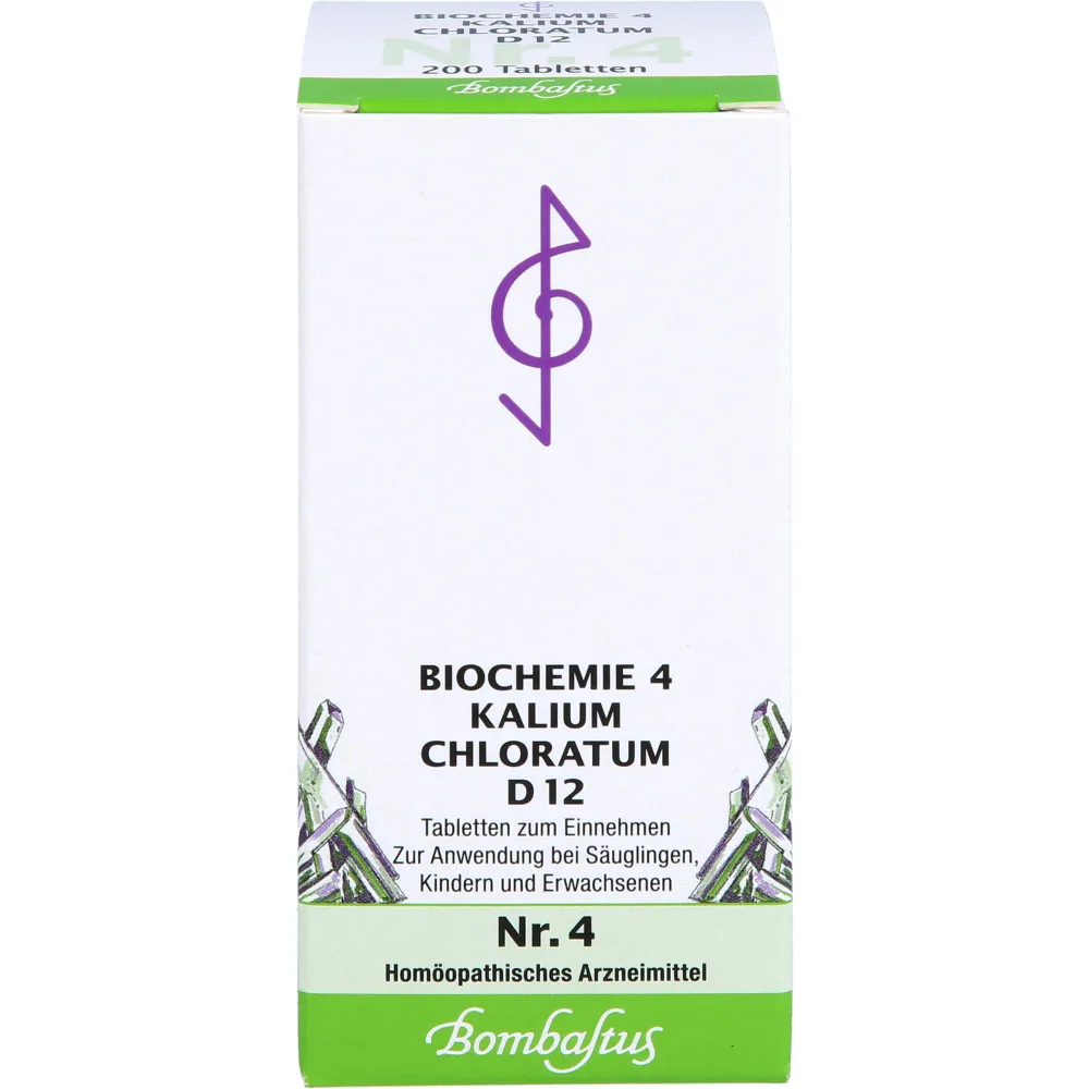 Biochemie 4 Kalium chloratum D 12 Tabletten 200 St