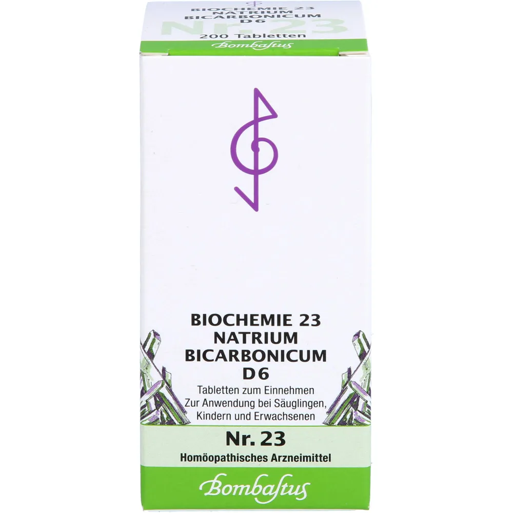 Biochemie 23 Natrium bicarbonicum D 6 Tabletten 200 St
