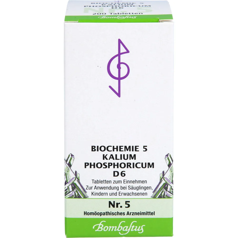 Biochemie 5 Kalium phosphoricum D 6 Tabletten 200 St