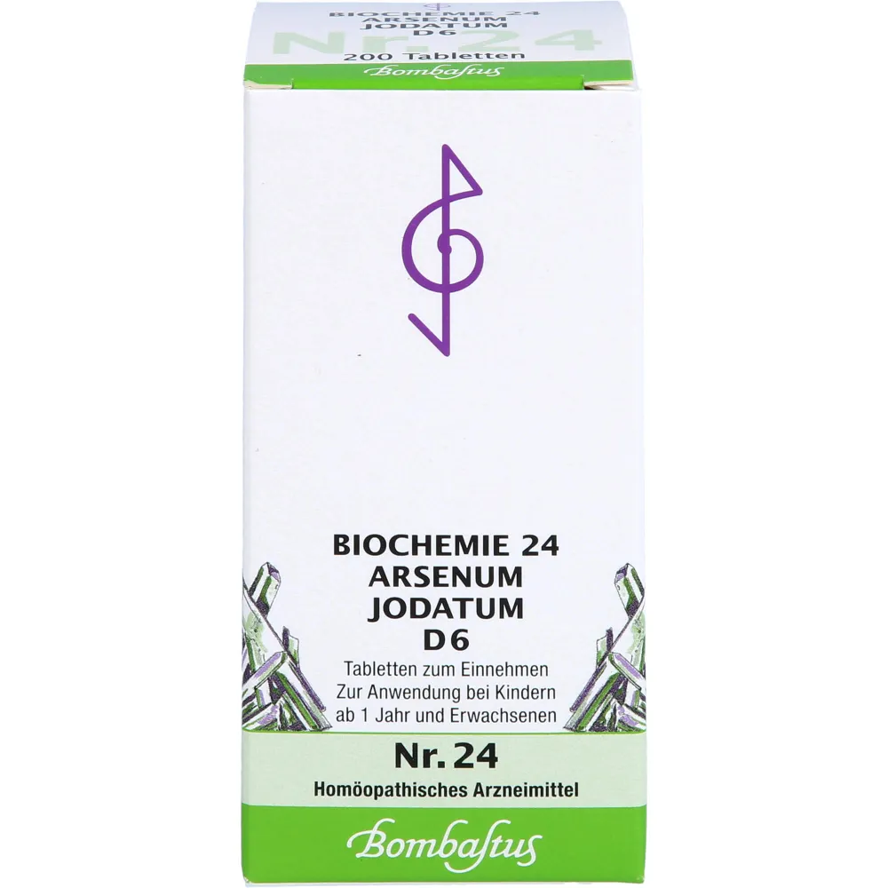 Biochemie 24 Arsenum jodatum D 6 Tabletten 200 St