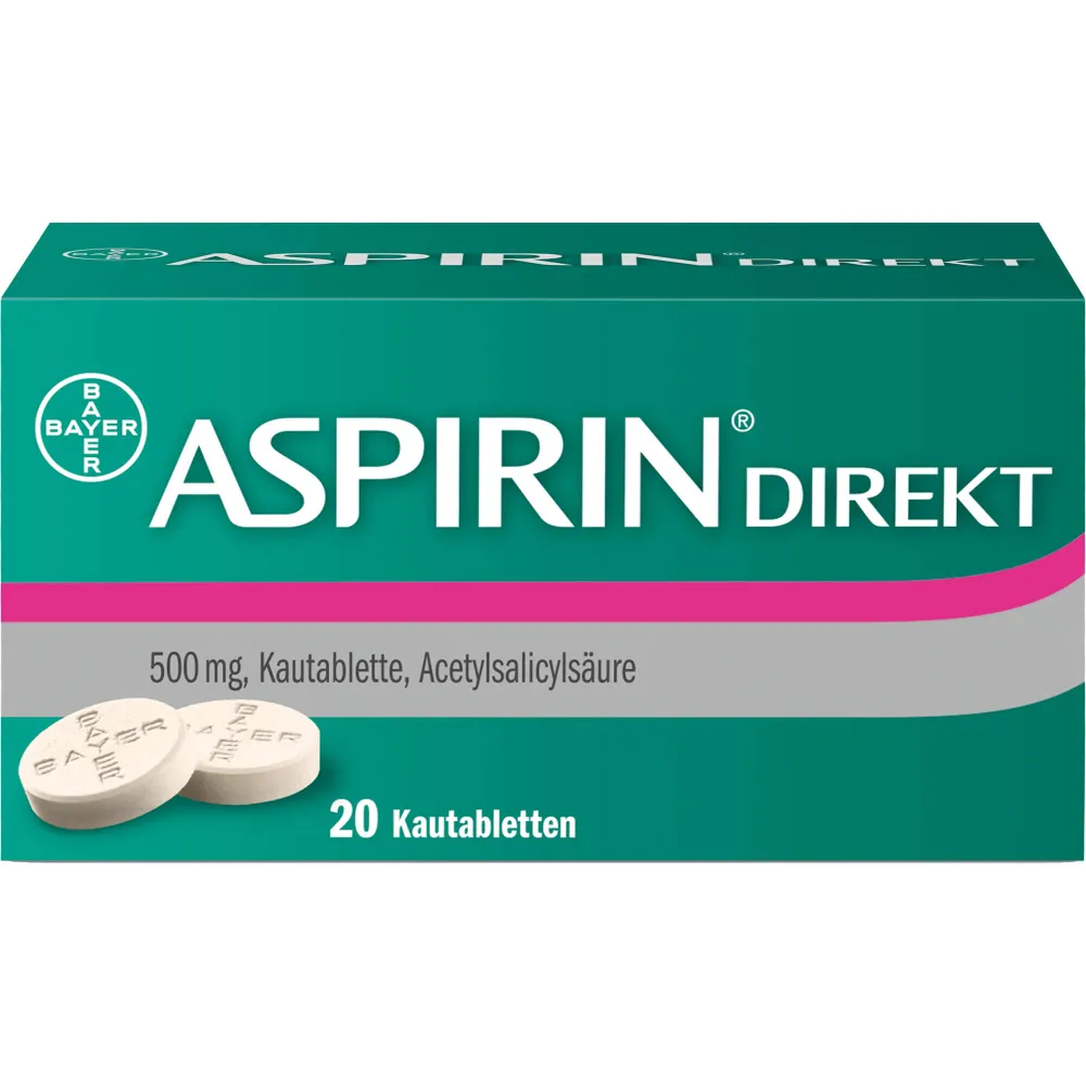 Aspirin Direkt Kautabletten 20 St