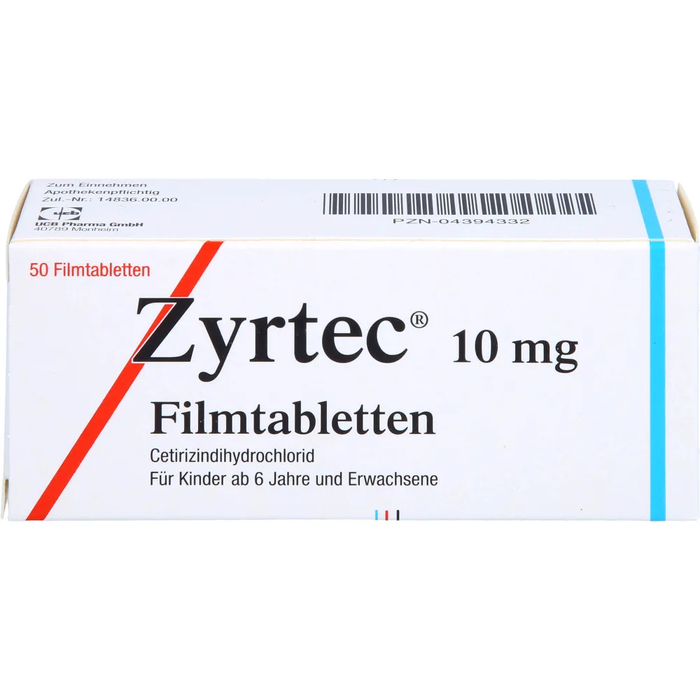 Zyrtec 10 mg Filmtabletten 50 St