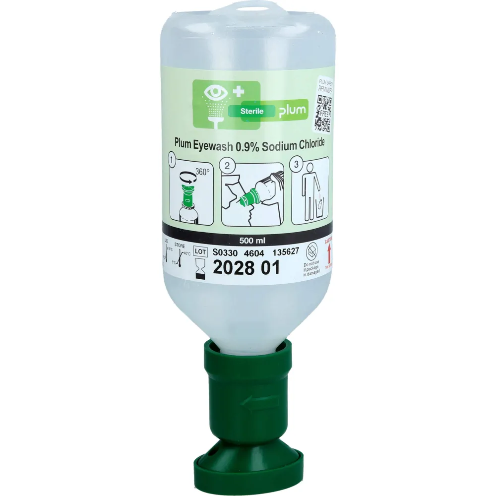 Plum NaCl Augenspüllösung m.Augenschale 500 ml