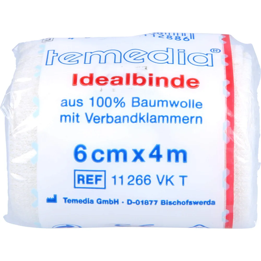 Idealbinde 6 cm mit Klammer 1 St
