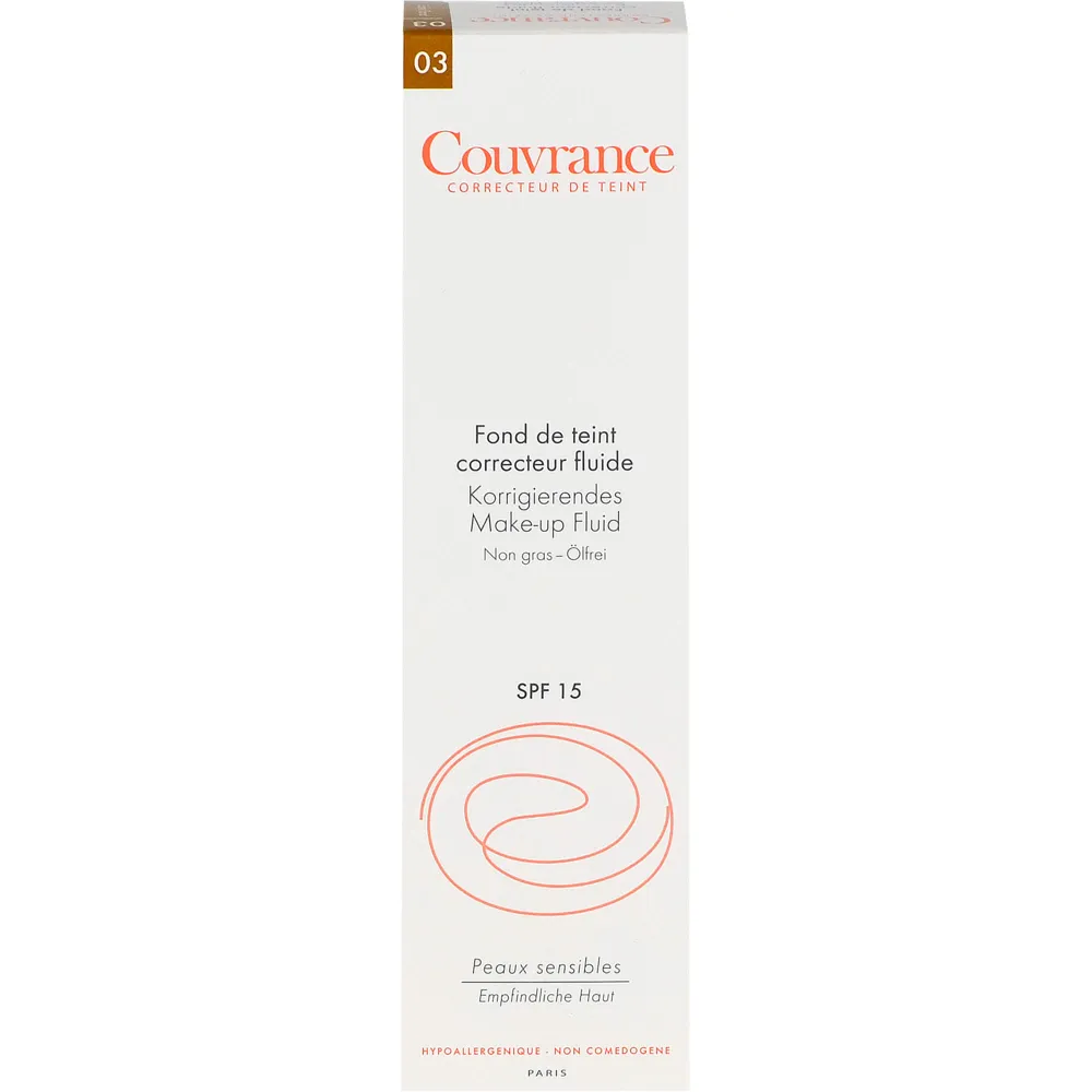 Avene Couvrance korrigier.Make-up Fluid sand 3.0 30 ml