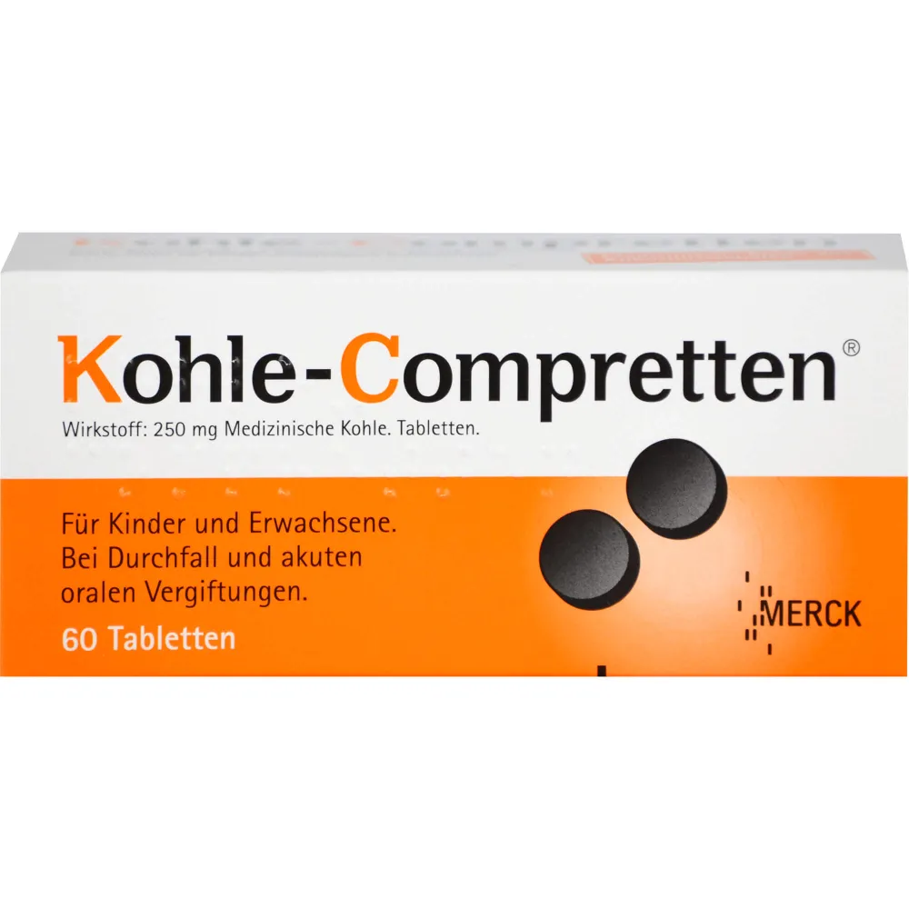 Kohle Compretten Tabletten 60 St
