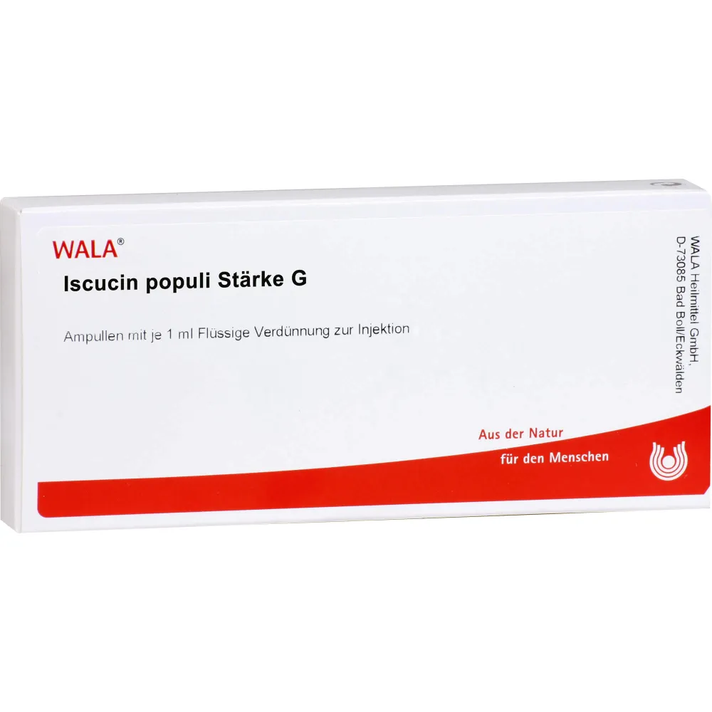 Iscucin populi Stärke G Ampullen 10 ml