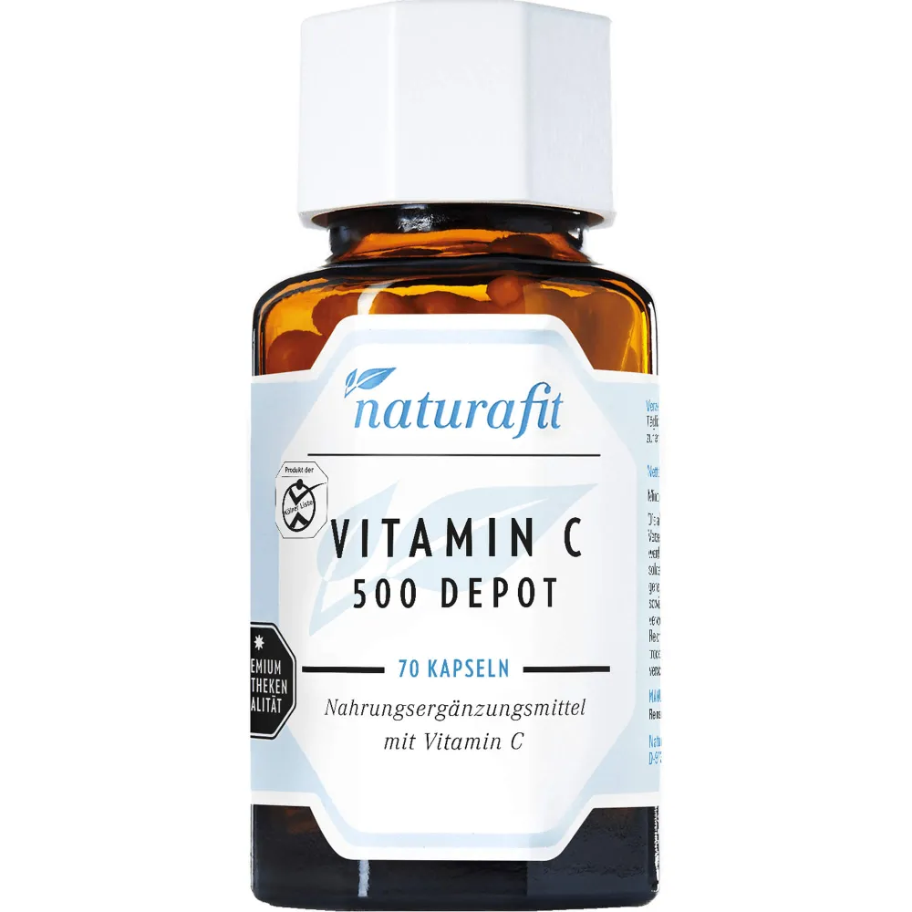Naturafit Vitamin C 500 Depot Kapseln 70 St