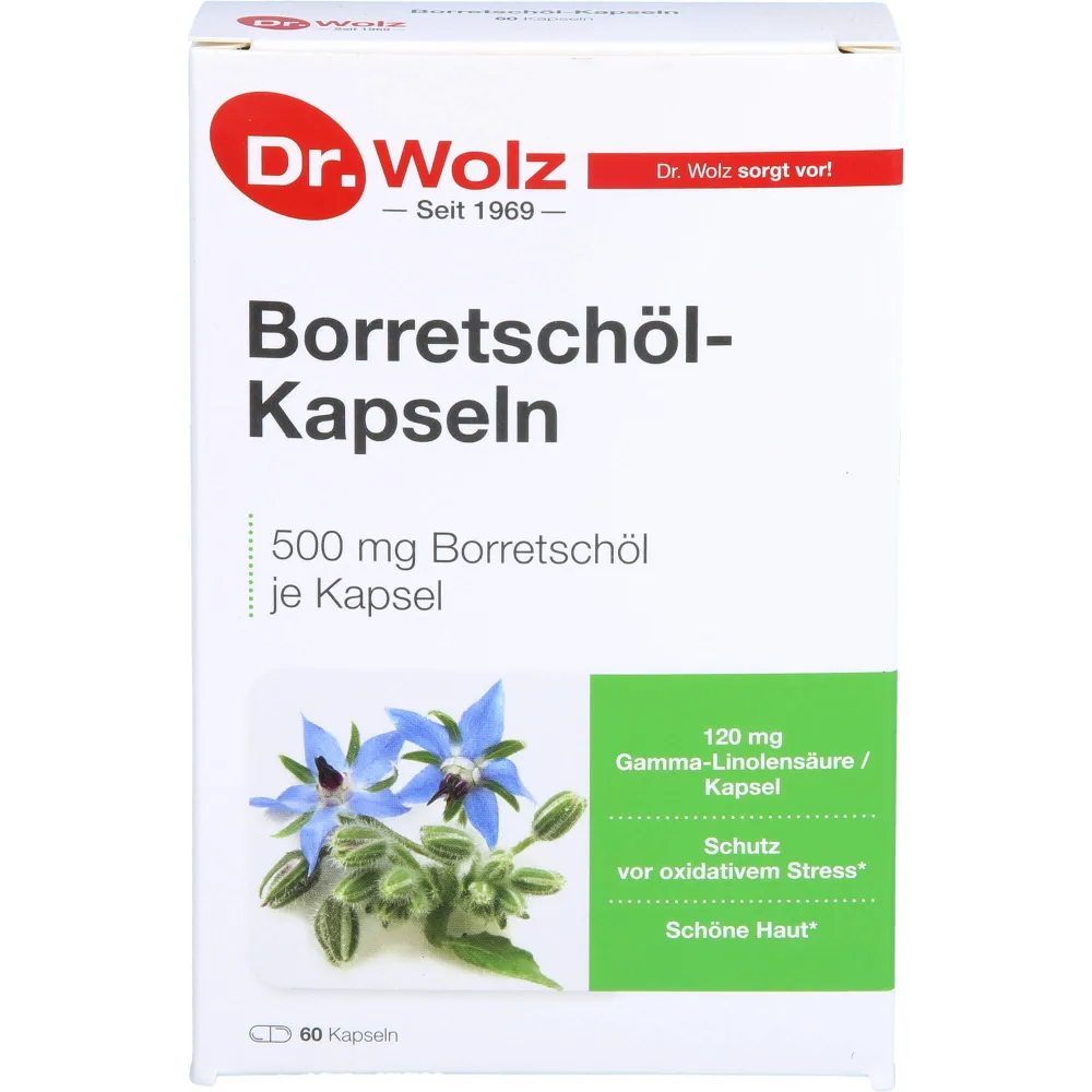 Borretschöl Kapseln Dr.Wolz 60 St