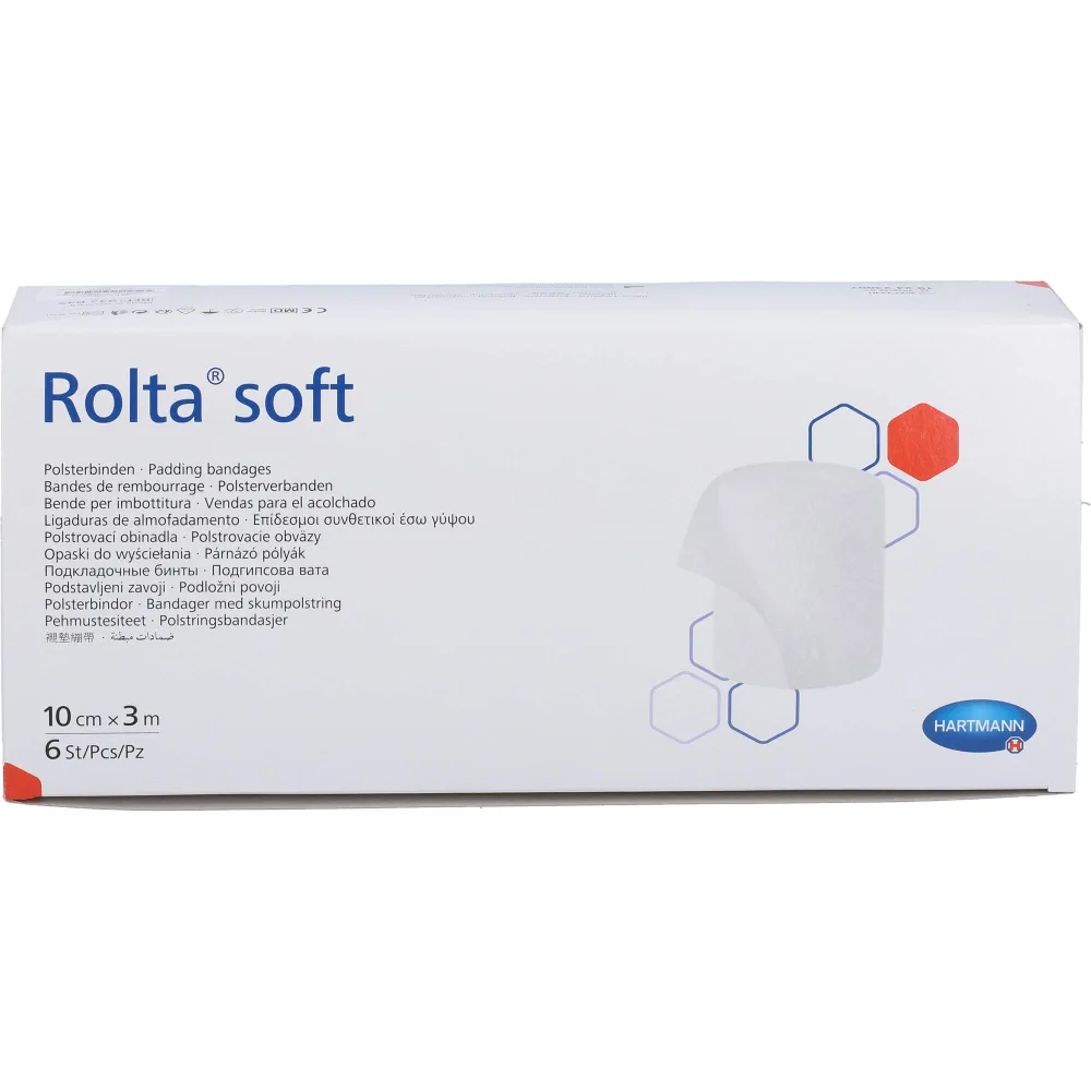 Rolta soft synth.-Wattebinde 10 cmx3 m 6 St
