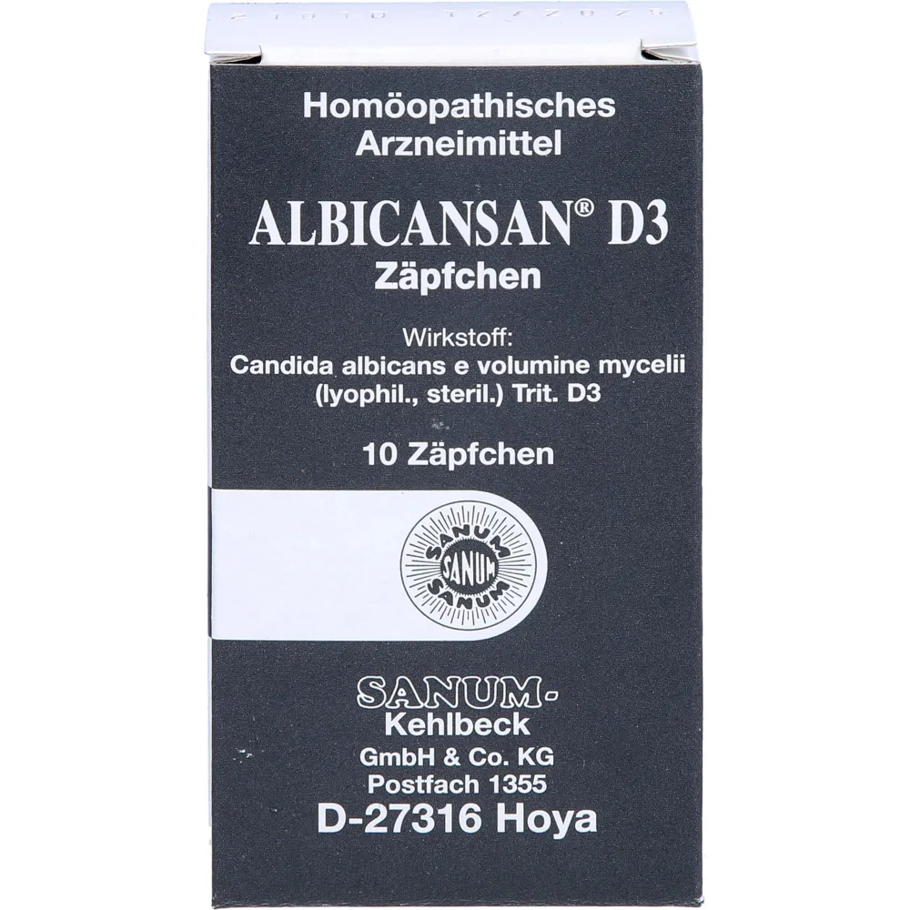 Albicansan D 3 Zäpfchen 10 St