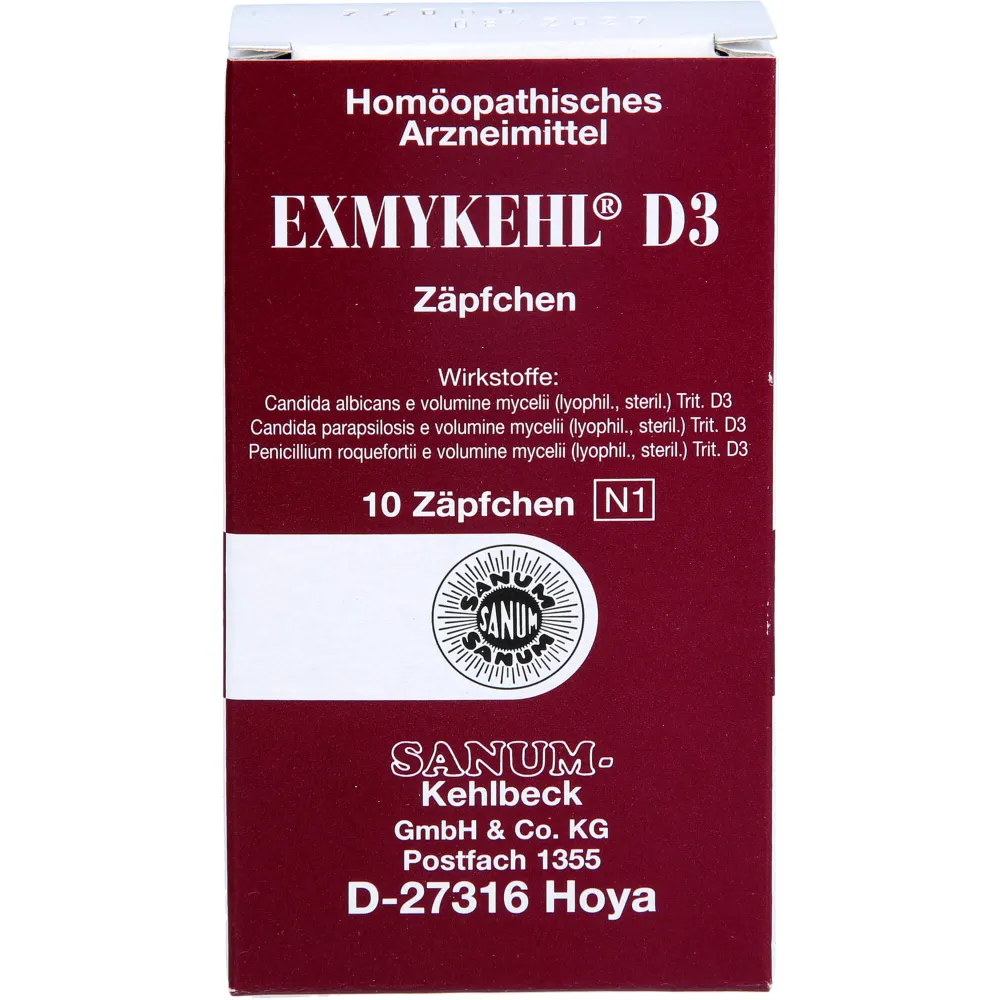 Exmykehl D 3 Zäpfchen 10 St