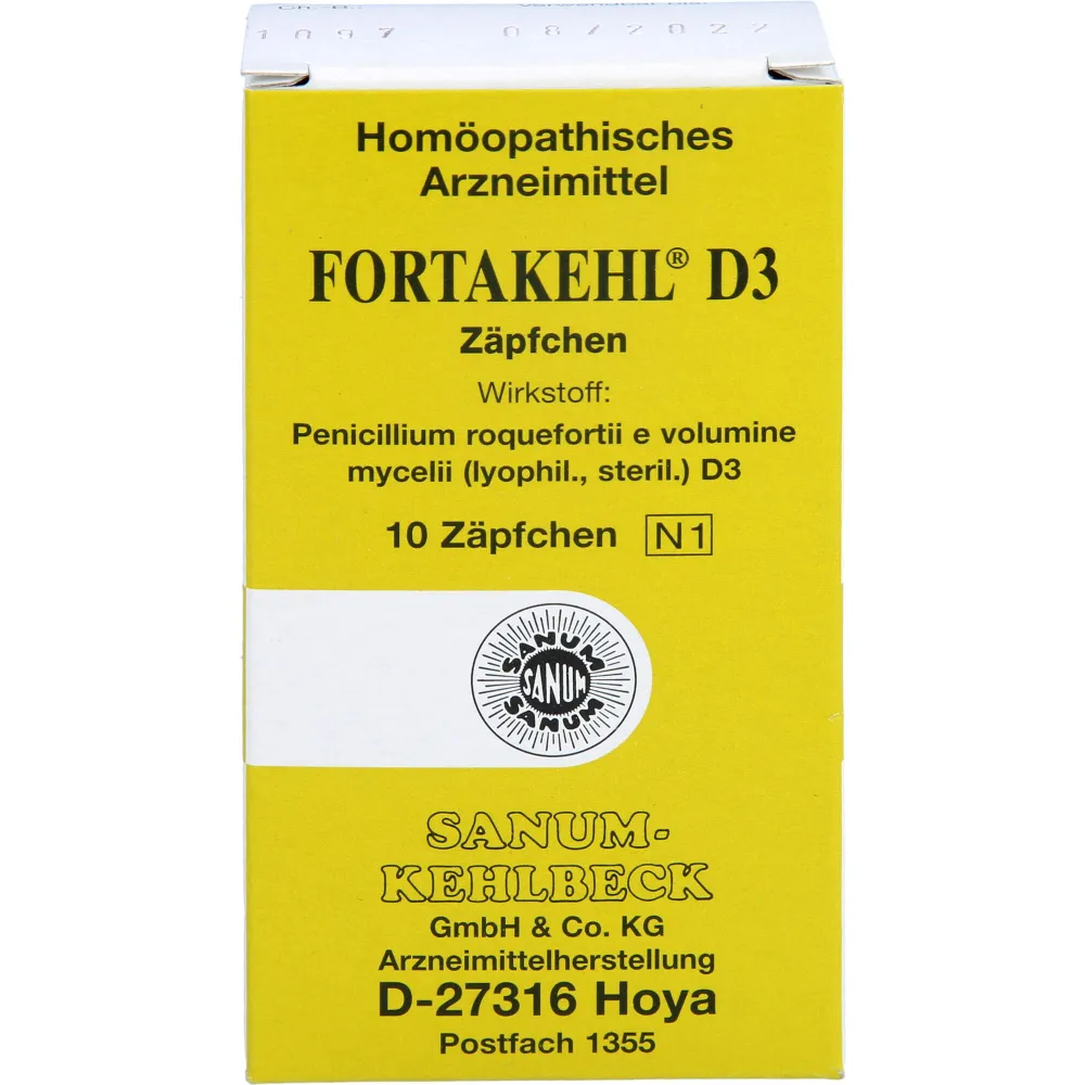 Fortakehl D 3 Zäpfchen 10 St