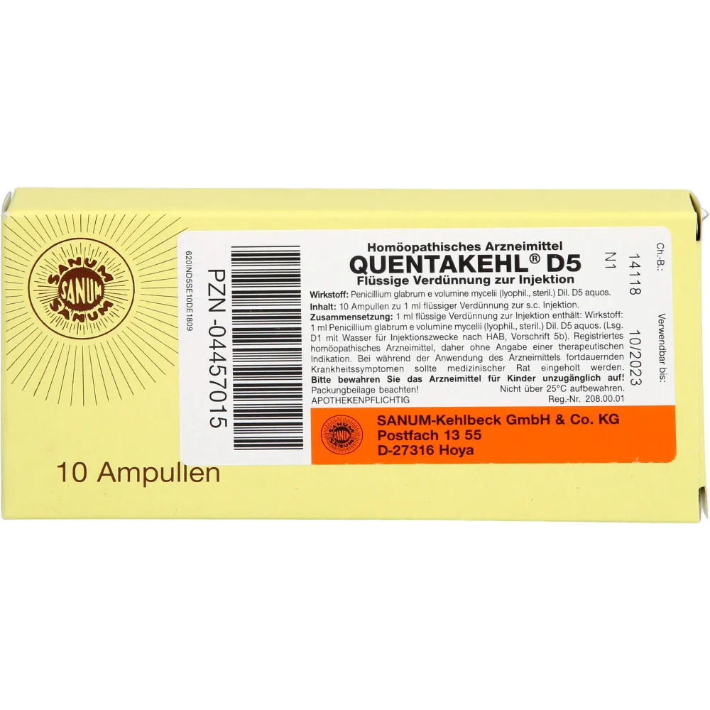 Quentakehl D 5 Ampullen 10 ml