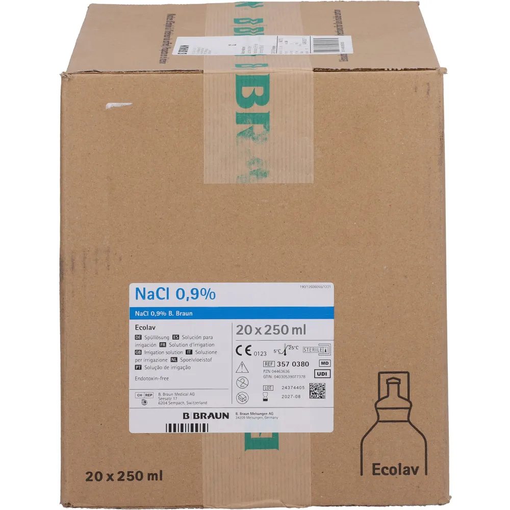 Kochsalzlösung 0,9% B.Braun Spüllsg.Ecolav 5000 ml