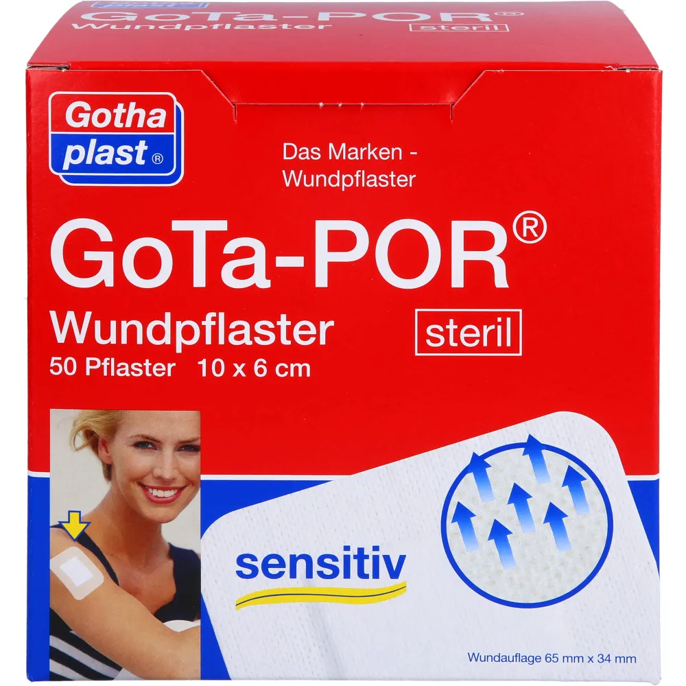 Gota-Por Wundpflaster steril 60x100 mm 50 St