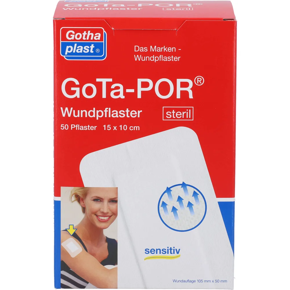 Gota-Por Wundpflaster steril 100x150 mm 50 St