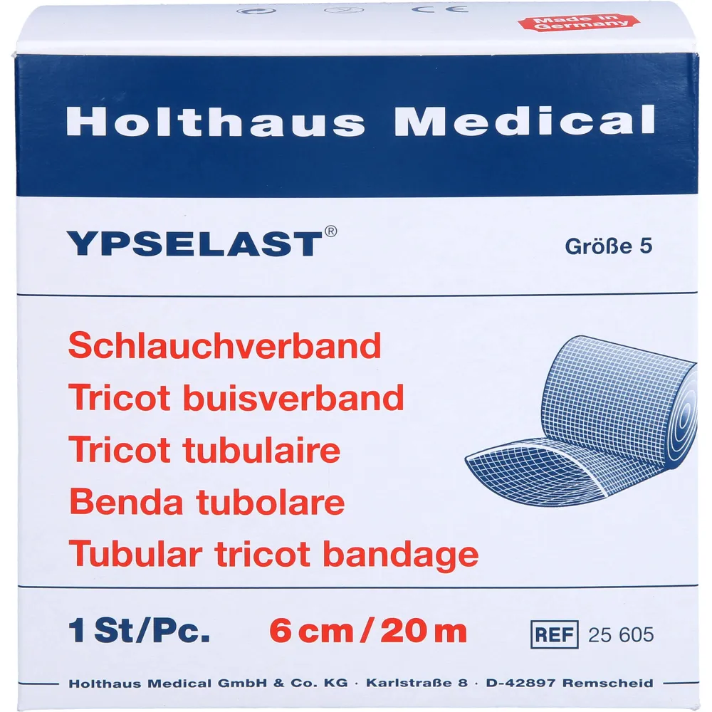 Schlauchverband Ypselast Gr.5 20 m weiß 1 St