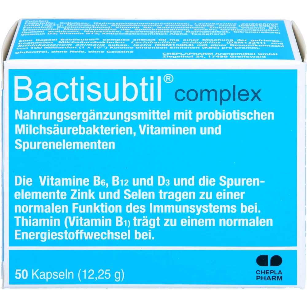 Bactisubtil Complex Kapseln 50 St