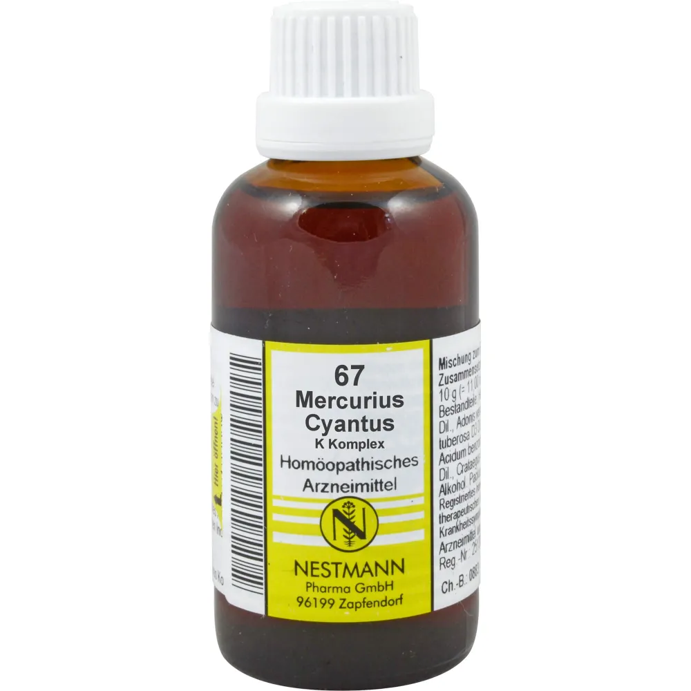 Mercurius Cyanatus K Komplex Nr.67 Dilution 50 ml