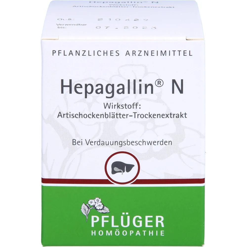 Hepagallin N Dragees 100 St