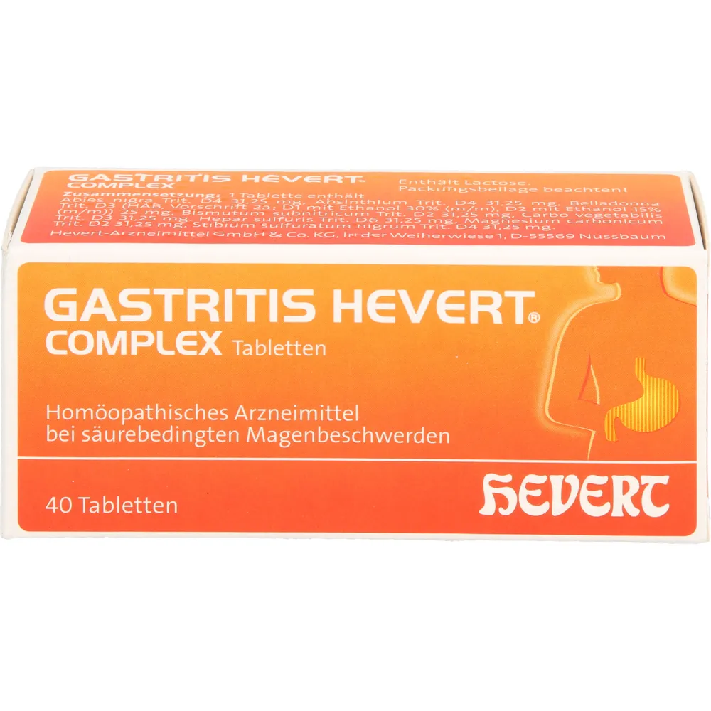 Gastritis Hevert Complex Tabletten 40 St