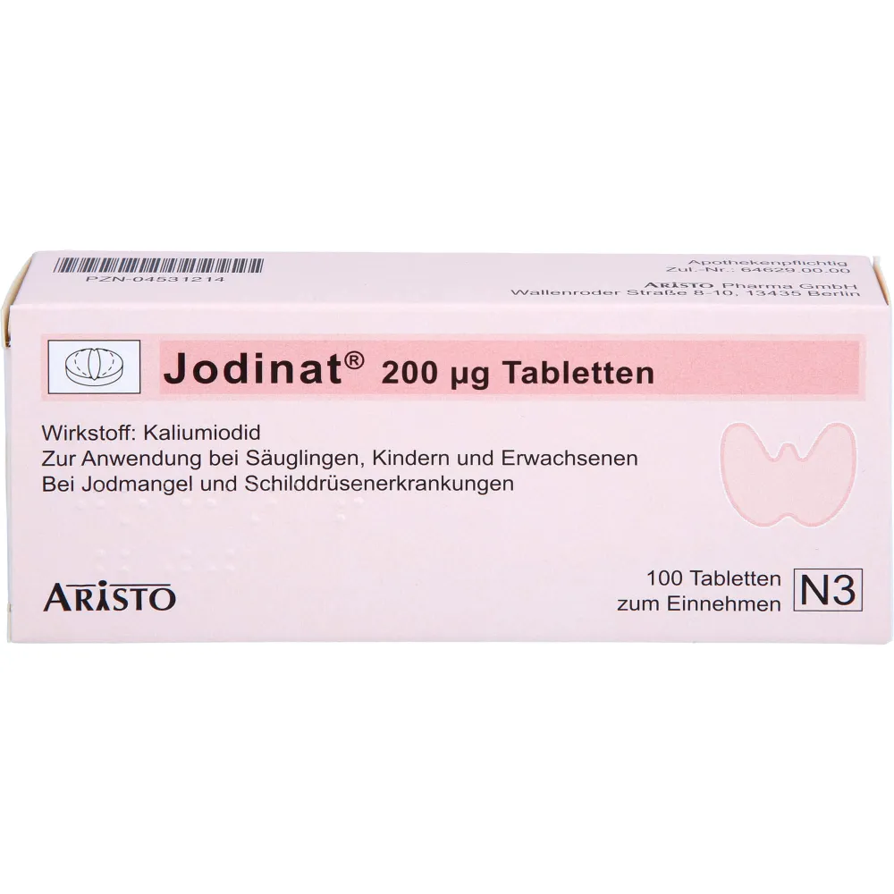 Jodinat 200 µg Tabletten 100 St