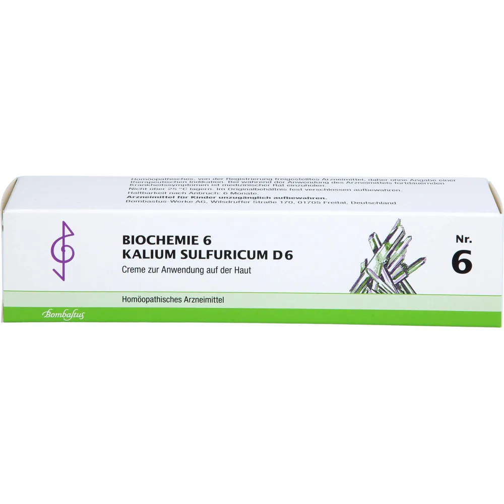 Biochemie 6 Kalium sulfuricum D 6 Creme 100 ml