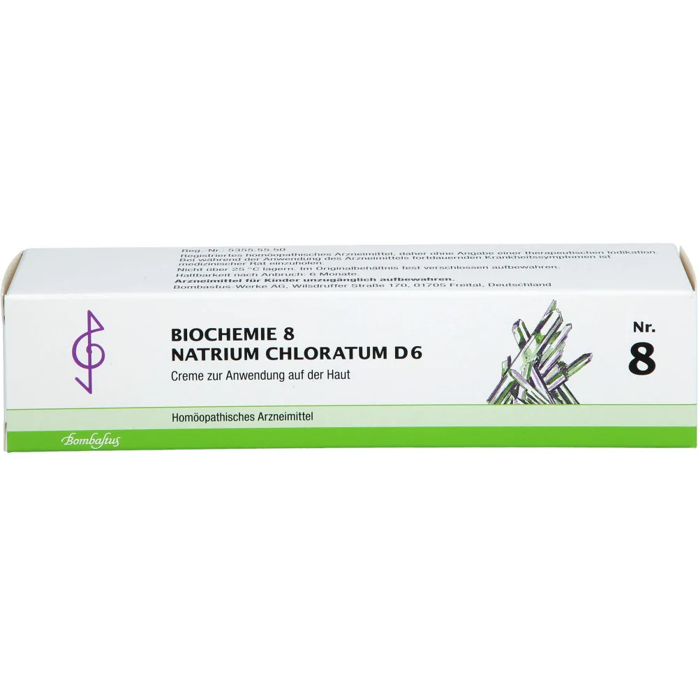 Biochemie 8 Natrium chloratum D 6 Creme 100 ml