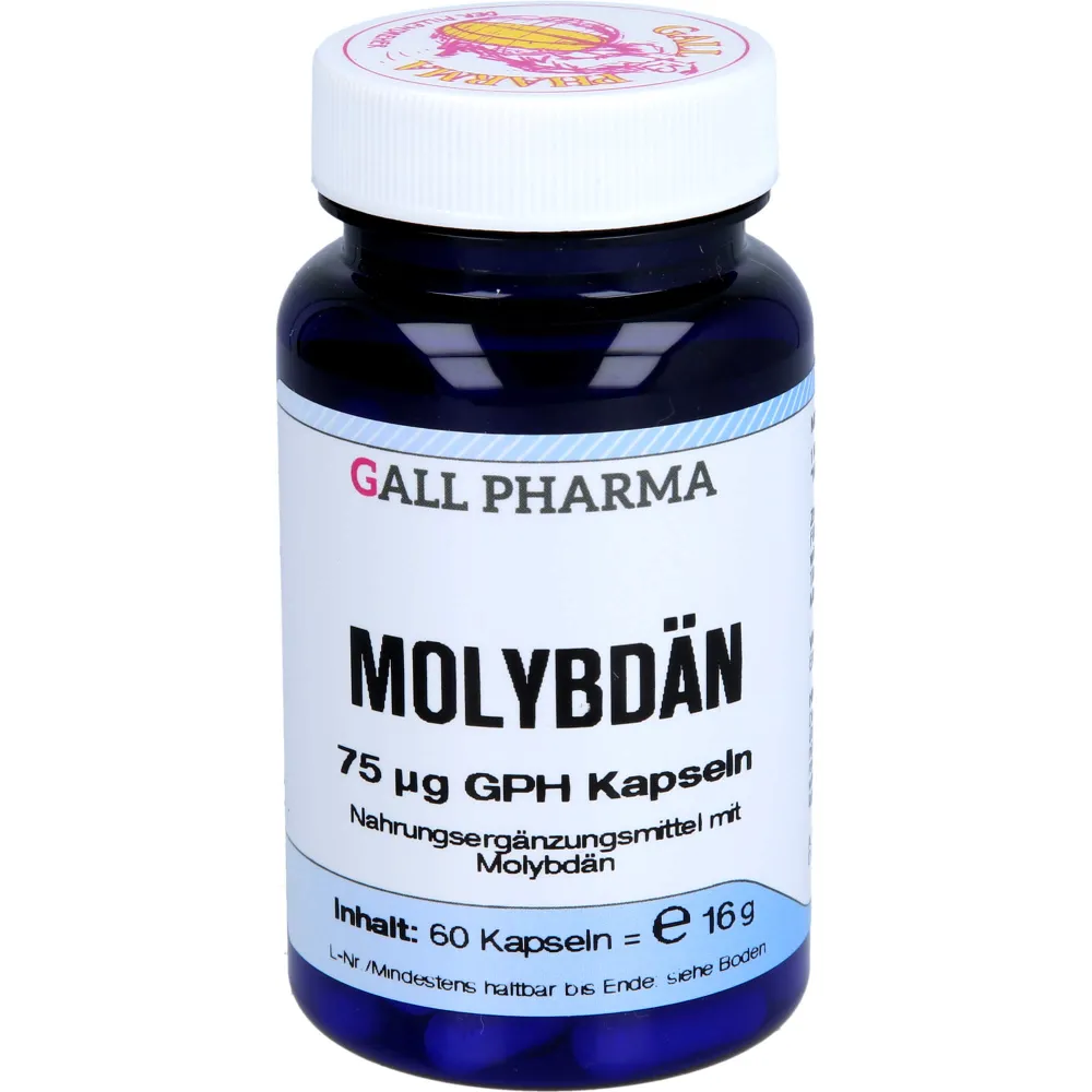 Molybdän 75 µg Gph Kapseln 60 St