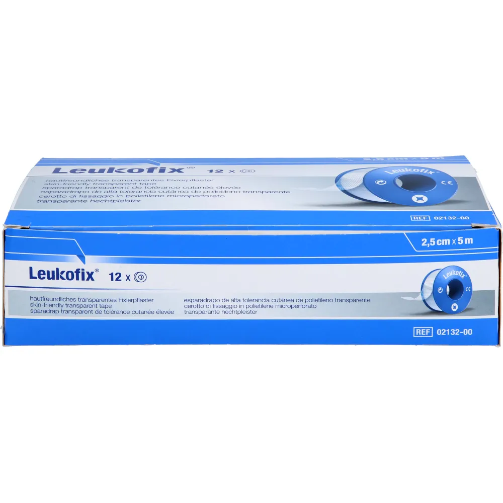 Leukofix Verbandpfl.2,5 cmx5 m 12 St