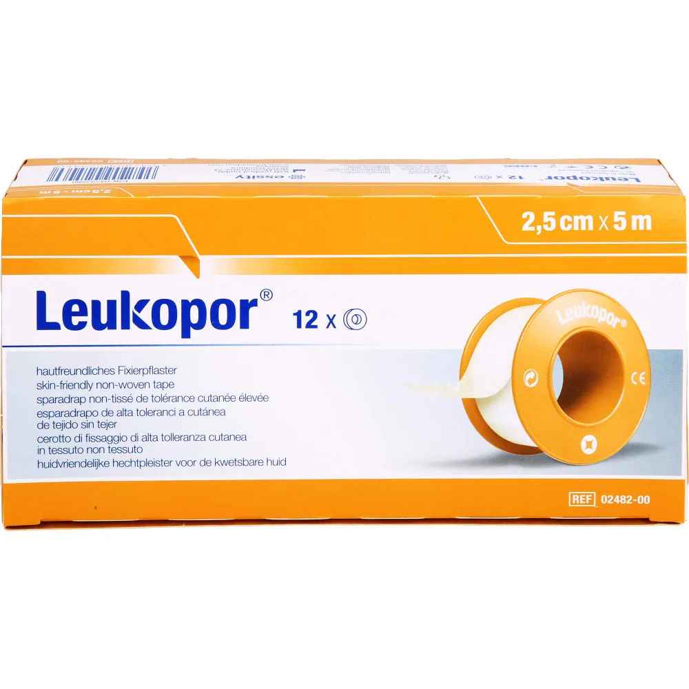 Leukopor 2,5 cmx5 m 12 St