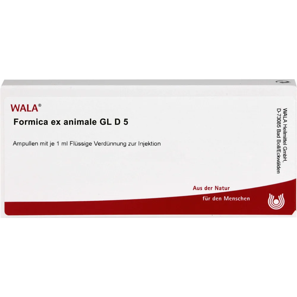 Formica Ex animale Gl D 5 Ampullen 10 ml