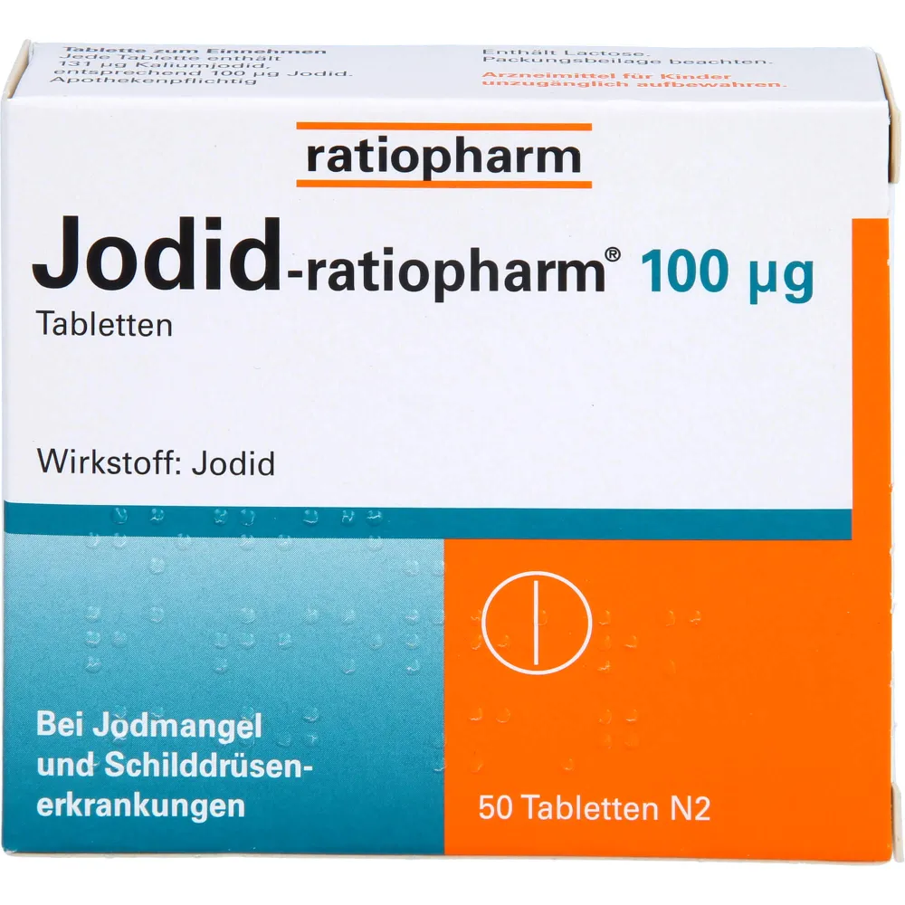 Jodid-ratiopharm 100 µg Tabletten 50 St