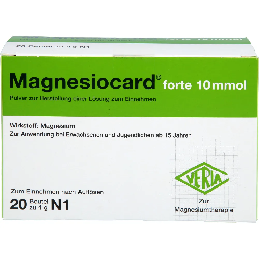 Magnesiocard forte 10 mmol Plv.z.Her.e.Lsg.z.Einn. 20 St