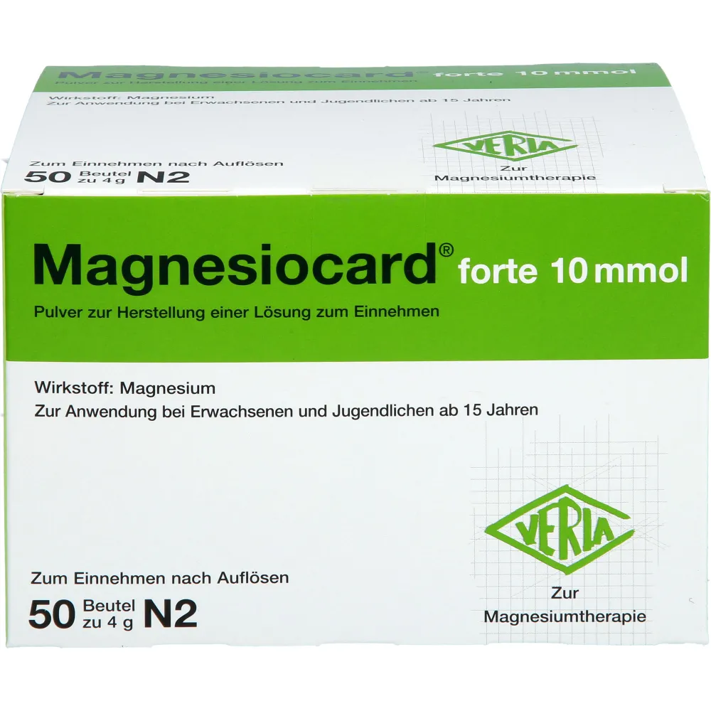 Magnesiocard forte 10 mmol Plv.z.Her.e.Lsg.z.Einn. 50 St
