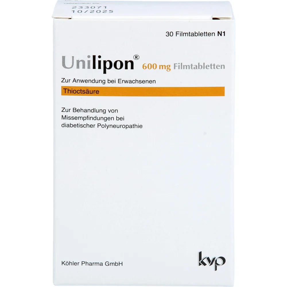 Unilipon 600 mg Filmtabletten 30 St