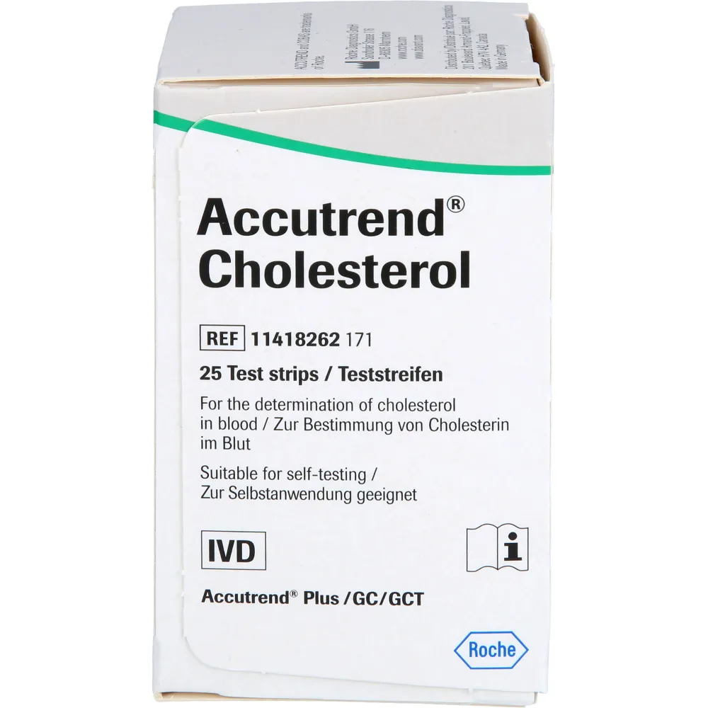 Accutrend Cholesterol Teststreifen 25 St