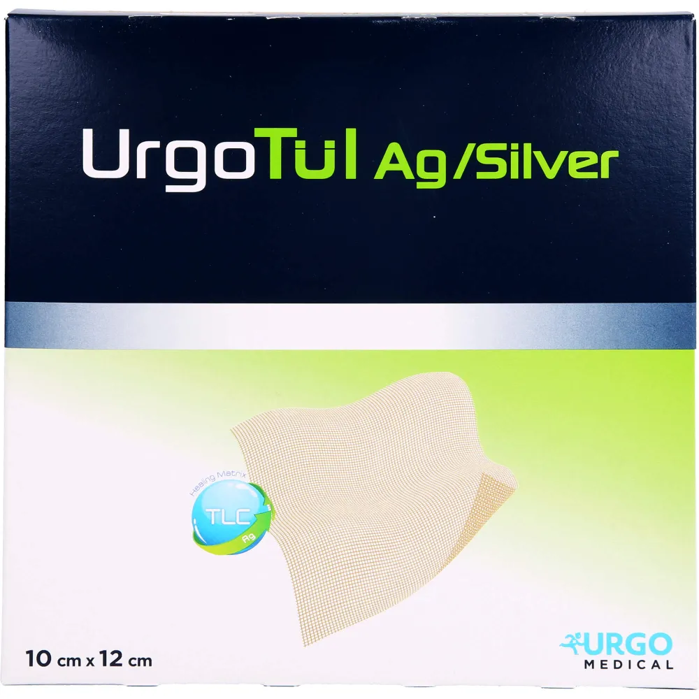 Urgotül Silver 10x12 cm Wundgaze 10 St