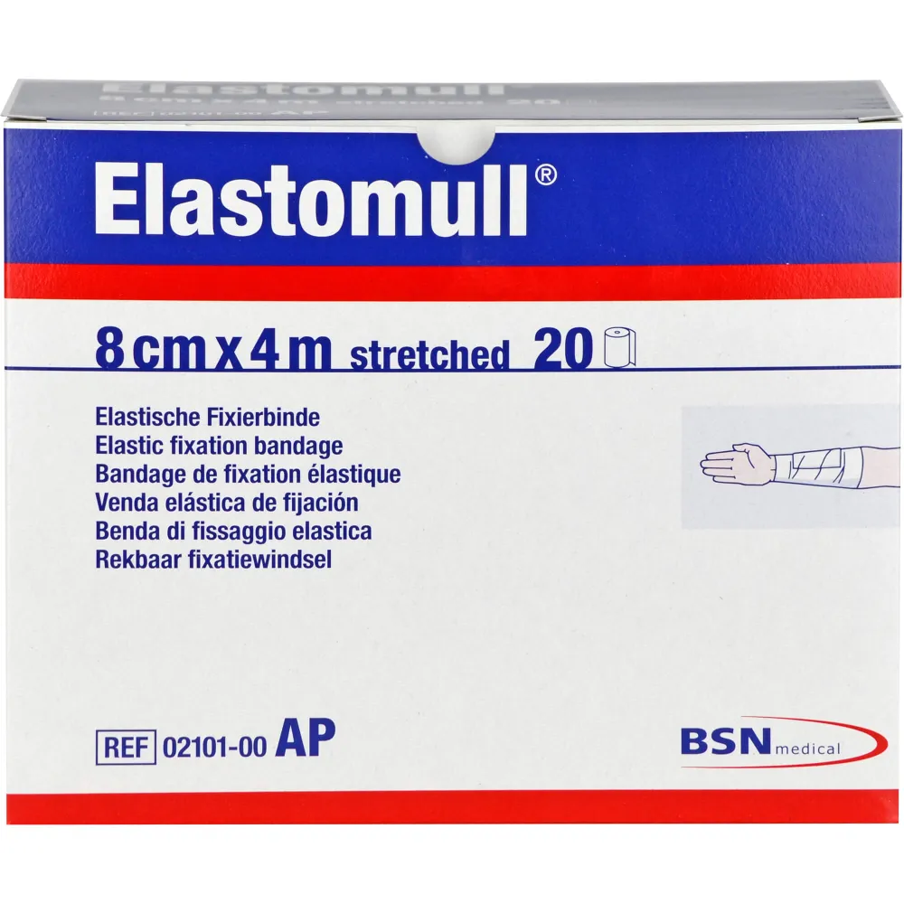 Elastomull 8 cmx4 m elast.Fixierb. 20 St